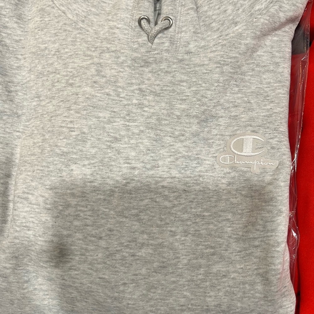Brand New With Tags Men Grey Champion Pullover Hoodie